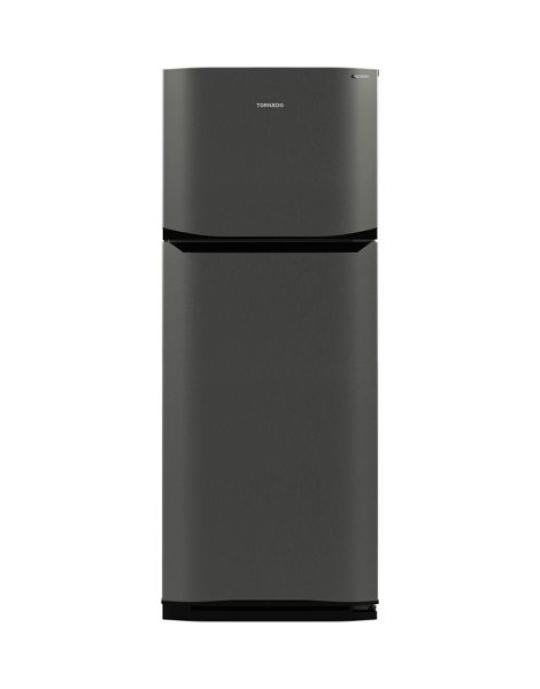 ثلاجه تورنيدو 395 لتر ستالس انفرتر RF-51FTV-DST